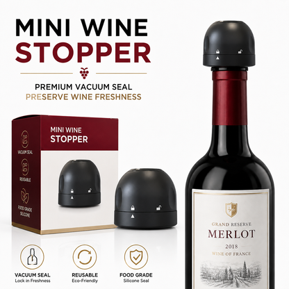 🍷 Premium Vacuum Wine Stopper – Keep Wine Fresh Longer with Airtight Seal