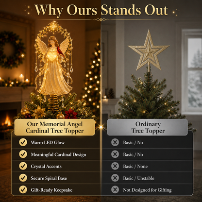 🎄Meaningful Christmas Tree Topper Silvlya™ – Lighted Holiday Keepsakes