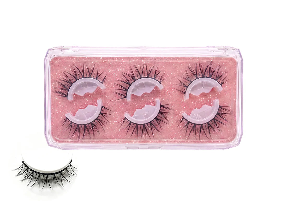 Reusable Self-Adhesive False Eyelashes