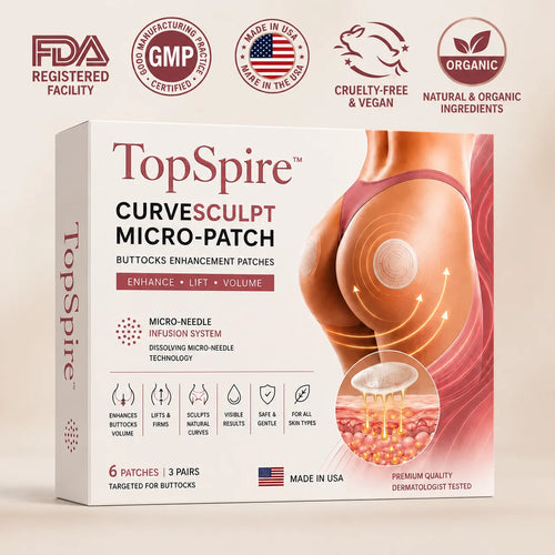 TopSpire™ CurveSculpt Micro-Patch ✦ Sculpt • Firm • Smooth Lower Body Curves ✦ Micro-Needle Infusion System