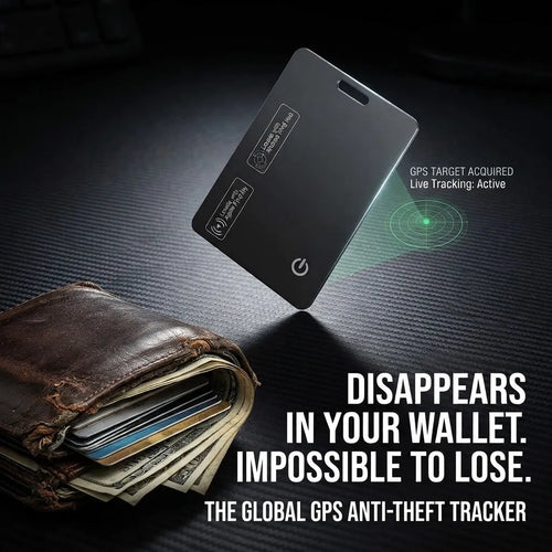 👉 Ultra-Thin Smart Tracker Card (iOS & Android) Everyone Sees a Black Card. It’s a Tracker.