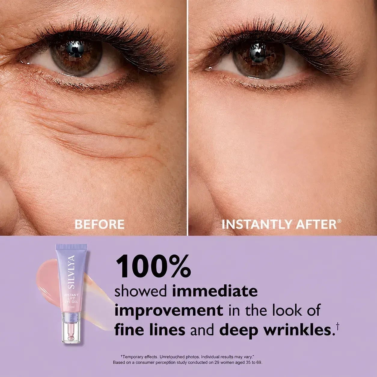 SILVLYA® Instant Eye Lift Gel – Your 5-Minute Morning Eye Refresh