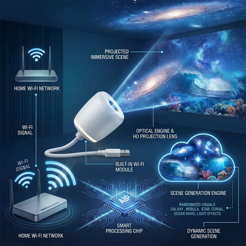 TopSpire® Night Light Projector