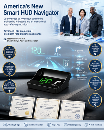 Head-Up Display (HUD) Car GPS Digital Speedometer