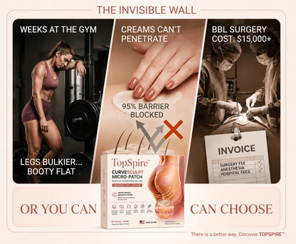 TopSpire™ CurveSculpt Micro-Patch ✦ Sculpt • Firm • Smooth Lower Body Curves ✦ Micro-Needle Infusion System