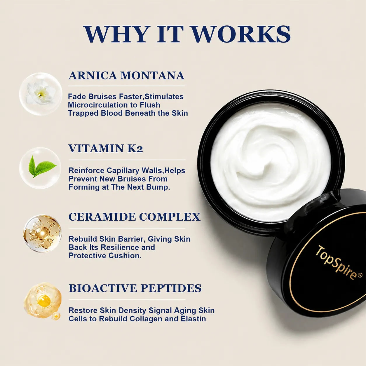 🏆Official US Store🔥TopSpire® Bruise Repair & Skin-Strengthening Cream