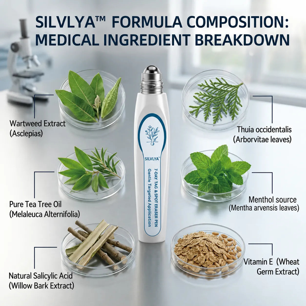 SILVLYA™ Precision Skin Tag Care Roll-On – Targeted Botanical Care