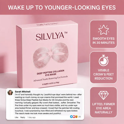SILVLYA™ Deep Peptide Collagen Eye Mask