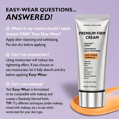 Instant Firming Temporary Face Tightener Easy-Wear Formula