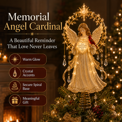 🎄Meaningful Christmas Tree Topper Silvlya™ – Lighted Holiday Keepsakes