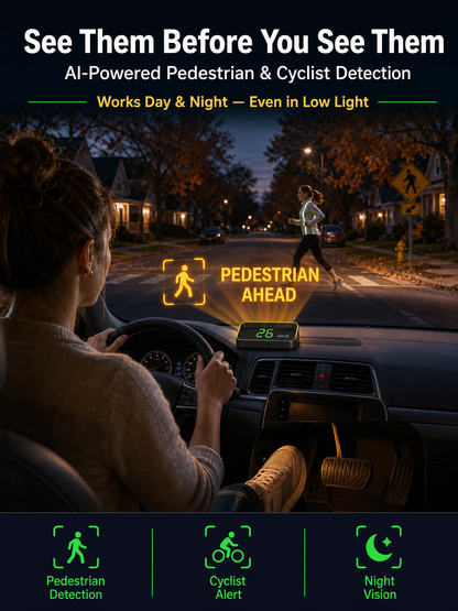 Head-Up Display (HUD) Car GPS Digital Speedometer