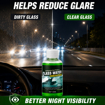 🥳2026 HOT SALE🥳💞50K+ SOLD! 💧✨ 50% OFF! Glass Concentrate – 10ml makes 1L, cuts bugs & grime, streak-free. 1 bottle = 50L. 🚗💪